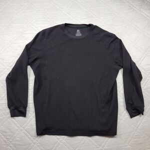 Starter black long sleeve thermal shirt size XL